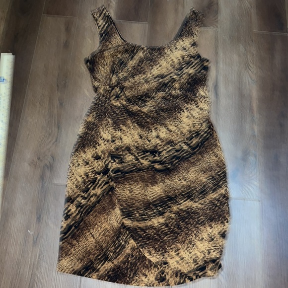 Black Brown Animal Print Dress Halloween
Dress Slimming gather Side at side - Picture 8 of 9